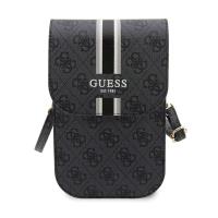 Guess 4G Stripes - Torebka crossbody na telefon (czarny)