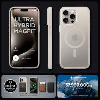 Spigen Ultra Hybrid Mag MagSafe - Etui do iPhone 15 Pro (Frost Natural Titanium)