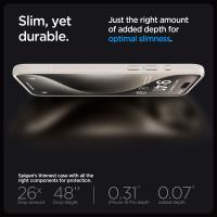 Spigen Liquid Air - Etui do iPhone 15 Pro (Natural Titanium)