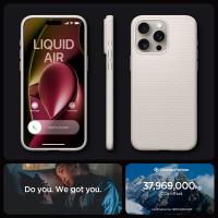 Spigen Liquid Air - Etui do iPhone 15 Pro (Natural Titanium)