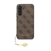 Guess 4G Charms Collection - Etui Samsung Galaxy S23 FE (brązowy)