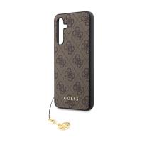 Guess 4G Charms Collection - Etui Samsung Galaxy S23 FE (brązowy)