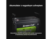Green Cell - Akumulator LiFePO4 12V 12.8V 200Ah do systemów fotowoltaicznych, kamperów i łódek