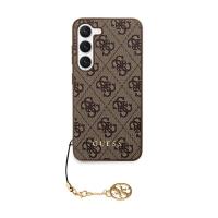Guess 4G Charms Collection - Etui Samsung Galaxy S24+ (brązowy)