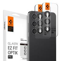 Spigen Optik.TR EZ Fit Camera Lens Protector 2-Pack - Szkło ochronne na obiektyw do Samsung Galaxy S24+ (2 szt) (Czarny)
