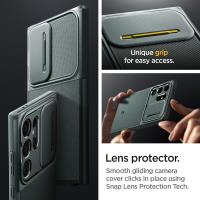 Spigen Optik Armor - Etui do Samsung Galaxy S24 Ultra (Abyss Green)