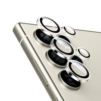 Crong Lens Ring - Szkło hartowane na obiektyw aparatu Samsung Galaxy S24 Ultra (przezroczysty)