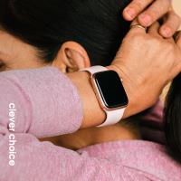 Crong Liquid - Pasek do Apple Watch 38/40/41 mm (piaskowy róż)