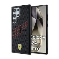 Ferrari Big SF Perforated - Etui Samsung Galaxy S24 Ultra (czarny)