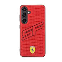 Ferrari Big SF Perforated - Etui Samsung Galaxy S24 (czerwony)
