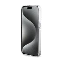 Guess IML 4G Gold Stripe - Etui iPhone 15 Pro (czarny)