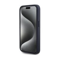 Guess 4G Triangle Metal Logo - Etui iPhone 15 Pro Max (niebieski)