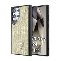 Guess Rhinestone Triangle - Etui Samsung Galaxy S24 Ultra (złoty)