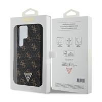 Guess 4G Triangle Metal Logo - Etui Samsung Galaxy S24 Ultra (czarny)