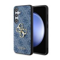 Guess 4G Big Metal Logo - Etui Samsung Galaxy S24+ (niebieski)