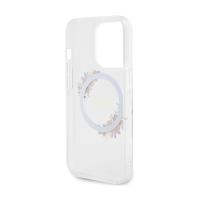 Guess IML Flowers Wreath MagSafe - Etui iPhone 15 Pro (przezroczysty)