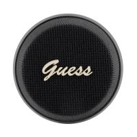 Guess Magnetic Script Metal Logo - Głośnik Bluetooth V5.3 (czarny)