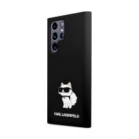 Karl Lagerfeld Silicone Choupette - Etui Samsung Galaxy S24 Ultra (czarny)