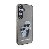 Karl Lagerfeld IML Glitter Karl & Choupette - Etui Samsung Galaxy S24+ (czarny)