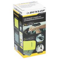 Dunlop - Zestaw ściereczek z mikrofibry + chusteczki nawilżane do wnętrza samochodu