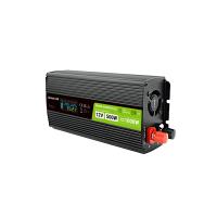 Green Cell - Przetwornica napięcia PowerInverter z wyświetlaczem LCD 12V na 230V 500W/1000W Czysta sinusoida