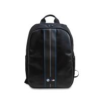 BMW Carbon Blue Stripes - Plecak do notebooka 16" (czarny)