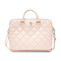 Guess Quilted 4G Computer Bag - Torba na notebooka 15" / 16" (różowy)