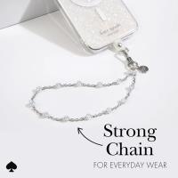 Kate Spade New York Universal Phone Charm Wristlet - Uniwersalna smyczka do telefonu (Dazzle Chain Silver)