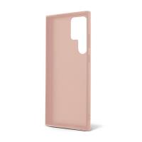 Guess Glitter Flakes Metal Logo Case - Etui Samsung Galaxy S24 Ultra (różowy)