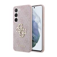 Guess 4G Big Metal Logo - Etui Samsung Galaxy S24+ (różowy)