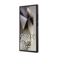 Karl Lagerfeld Saffiano Monogram Metal Logo - Etui Samsung Galaxy S24 Ultra (czarny)