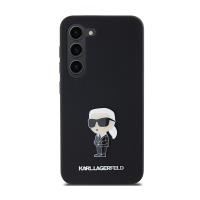 Karl Lagerfeld Silicone Ikonik Metal Pin - Etui Samsung Galaxy S24 (czarny)
