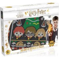 Harry Potter - Puzzle 1000 elementów w ozdobnym pudełku (Holidays at Hogwarts)