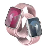 Crong Nylon - Pasek sportowy do Apple Watch 38/40/41/42 mm (Powder Pink)