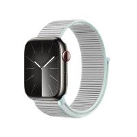 Crong Nylon - Pasek sportowy do Apple Watch 38/40/41/42 mm (Pastel Grey)