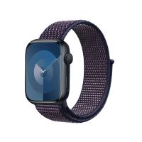 Crong Nylon - Pasek sportowy do Apple Watch 42/44/45/49 mm (Midnight Blue)