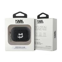 Karl Lagerfeld Monogram Choupette Head - Etui AirPods Pro 2 (czarny)
