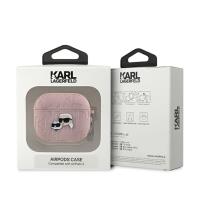 Karl Lagerfeld Monogram Karl & Choupette Head - Etui AirPods 3 (różowy)
