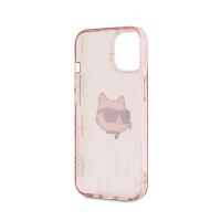 Karl Lagerfeld IML Choupette Head & Monogram - Etui iPhone 13 (różowy)