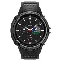 Spigen Rugged Armor Pro - Pasek + etui do Samsung Galaxy Watch 6 Classic 47 mm (Czarny)