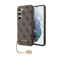 Guess 4G Charms Collection - Etui Samsung Galaxy A55 5G (brązowy)