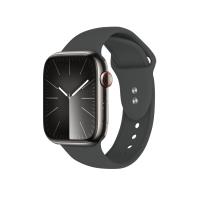 Crong Liquid - Pasek do Apple Watch 42/44/45/46/49 mm (grafitowy)