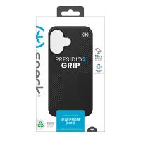 Speck Presidio2 Grip - Etui iPhone 16 (Black / Slate Grey / White)