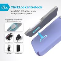 Speck Presidio2 Pro ClickLock & MagSafe - Etui iPhone 16 (Future Lavender / Cassis Purple / White)