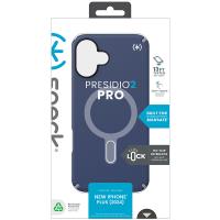 Speck Presidio2 Pro ClickLock & MagSafe - Etui iPhone 16 Plus (Coastal Blue / Dust Grey / White)