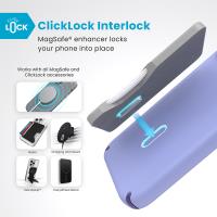 Speck Presidio2 Pro ClickLock & MagSafe - Etui iPhone 16 Plus (Future Lavender / Cassis Purple / White)