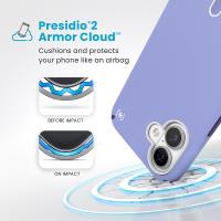 Speck Presidio2 Pro ClickLock & MagSafe - Etui iPhone 16 Plus (Future Lavender / Cassis Purple / White)