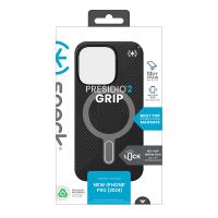 Speck Presidio2 Grip ClickLock & MagSafe - Etui iPhone 16 Pro (Black / Slate Grey / White)