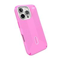 Speck Presidio2 Grip ClickLock & MagSafe - Etui iPhone 16 Pro (True Pink / Shocking Pink / White)