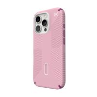 Speck Presidio2 Grip ClickLock & MagSafe - Etui iPhone 16 Pro (Wednesday Pink / Boysenberry Purple / White)